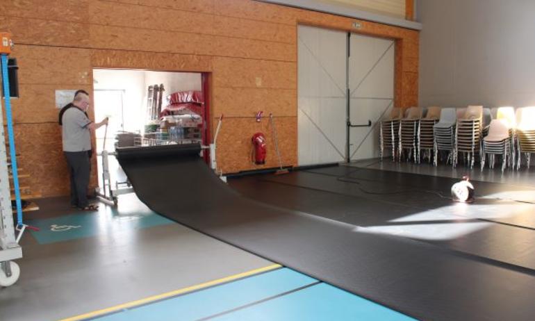 Salle polyvalente - Révêtement de sol